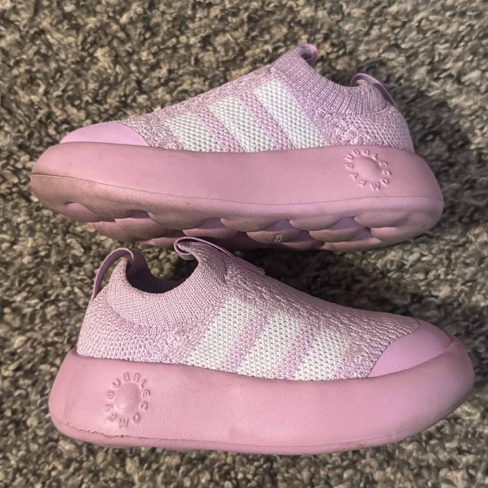 Adidas Kids pink Slip-On Sneakers